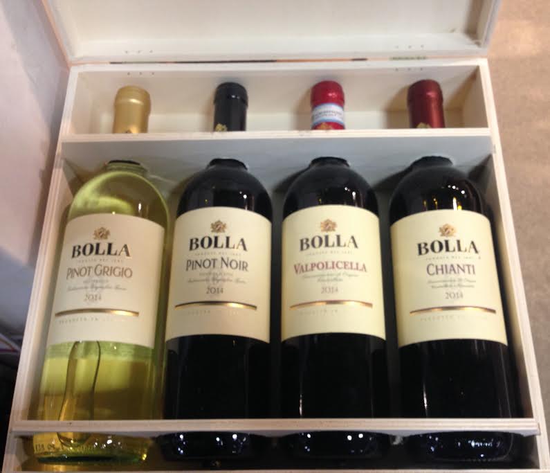 Bolla - 4 Bottle Wood Gift Set NV - Sterling Cellars